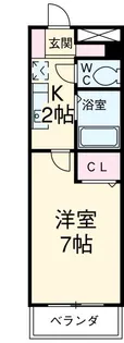 植田山DS・1マンション【2階】の間取り