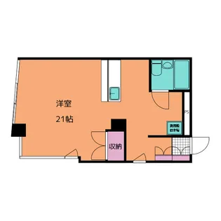 熊谷ビル【3階】の間取り