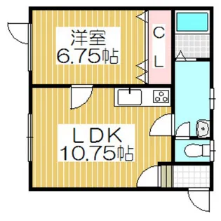 セジュール伍番館【2階】の間取り