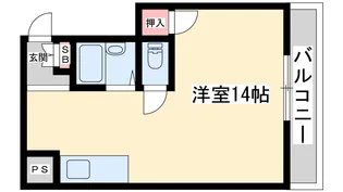 大阪府大阪市東淀川区柴島2【マンション】の間取り
