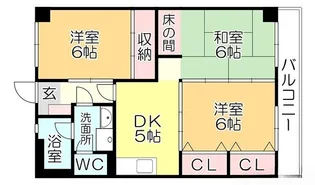 翠水ビル【3階】の間取り