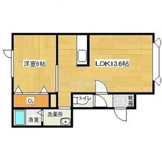 レインボーハウスピオーネ【1階】の間取り