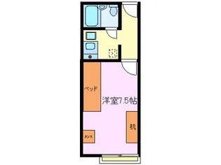 静岡県沼津市大岡【マンション】の間取り