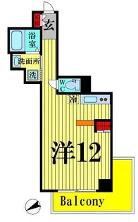 Yビル足立江北ティアラ【2階】の間取り