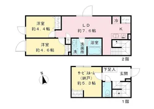 COEUR BLANC八幡山の間取り