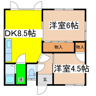 コーポ紬【2階】の間取り