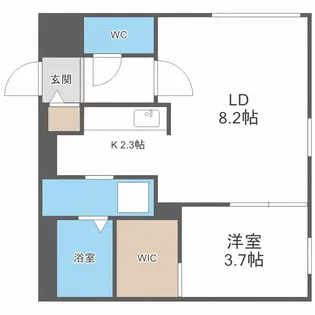 Kanaloa(カナロア)【1階】の間取り