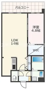 熊本県熊本市中央区水前寺3【マンション】の間取り