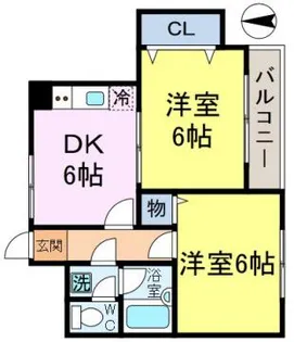 グランドール【2階】の間取り