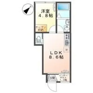 セルリアン・カーサ【1階】の間取り