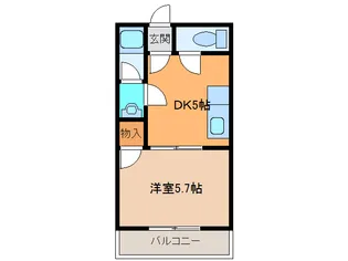 ローデハイム【1階】の間取り