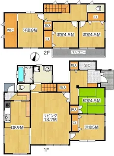 宮城県宮城郡松島町磯崎字西ノ浜【一戸建】の間取り