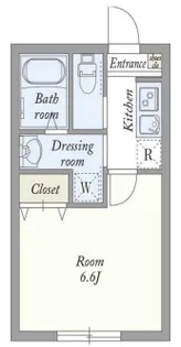 コモド馬込沢B【2階】の間取り