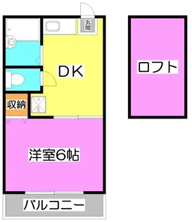 埼玉県ふじみ野市大井中央3【アパート】の間取り