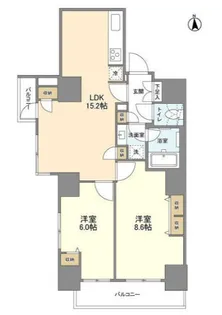 エムレジデンス渋谷神泉【16階】の間取り