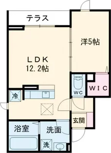 D-ROOM松木【1階】の間取り