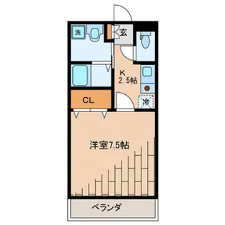 ブランドール【2階】の間取り