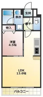 ソレアード【2階】の間取り