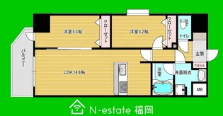 福岡県福岡市西区愛宕南1【マンション】の間取り