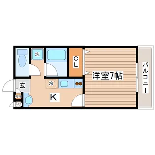 イーグルハイツ南光台【3階】の間取り