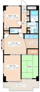 エレガンスチトセ【1階】の間取り