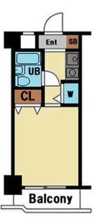 ライオンズマンション仲六郷【4階】の間取り