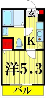 メルディア梅島III【3階】の間取り