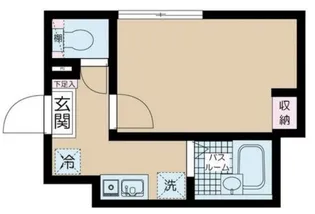 フェリーチェ小竹向原【1階】の間取り