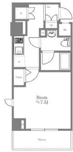 東京都目黒区下目黒2【マンション】の間取り
