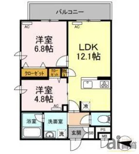 東京都練馬区大泉学園町6【マンション】の間取り
