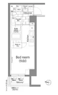 東京都中央区日本橋蛎殻町2【マンション】の間取り