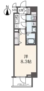 東京都文京区白山2【マンション】の間取り