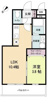 LiveCasa高宮【4階】の間取り