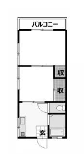 神奈川県川崎市幸区小倉5【アパート】の間取り