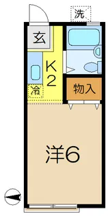 1Kの間取り画像