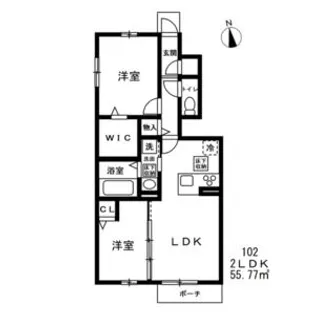 (仮称)西東京市中町新築【1階】の間取り