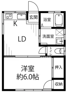 東京都中央区佃1【一戸建】の間取り