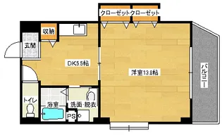 マハロリゾート【3階】の間取り