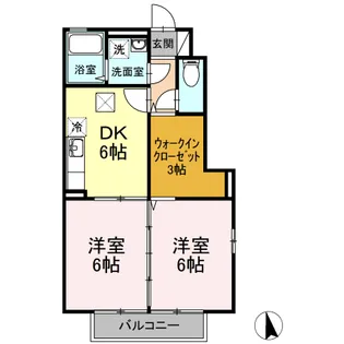 メゾン・ラ・フォルテ【1階】の間取り