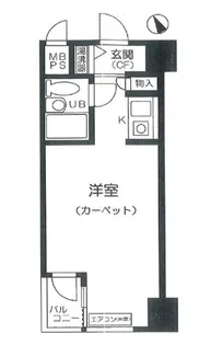 フォンテ六本木【4階】の間取り