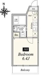 La Rosa Azul Aoi【1階】の間取り