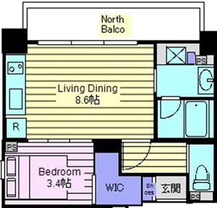 YG residence 壱番館【7階】の間取り