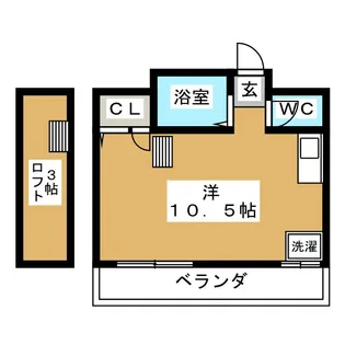 マキシム国立【2階】の間取り