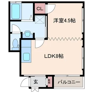 ガーデニングハイツII【2階】の間取り