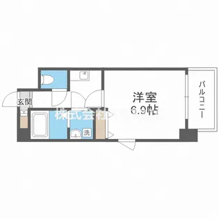 PerfectLife本田【6階】の間取り