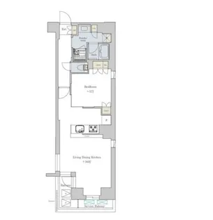 Brillia ist 文京六義園【3階】の間取り