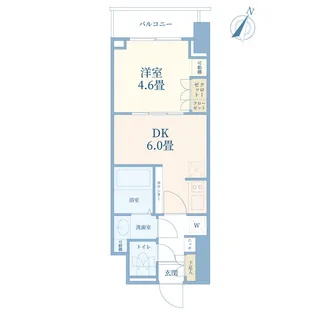TOPAZ町田【6階】の間取り