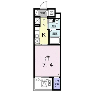 東京都北区上中里3【マンション】の間取り