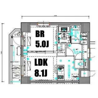 リヴシティ横濱蒔田壱番館【7階】の間取り