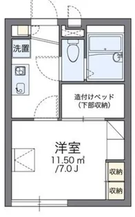 レオパレスボナール【1階】の間取り